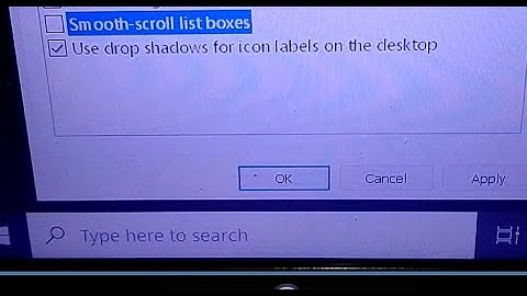 how to disable smooth scroll list boxes in windows 10