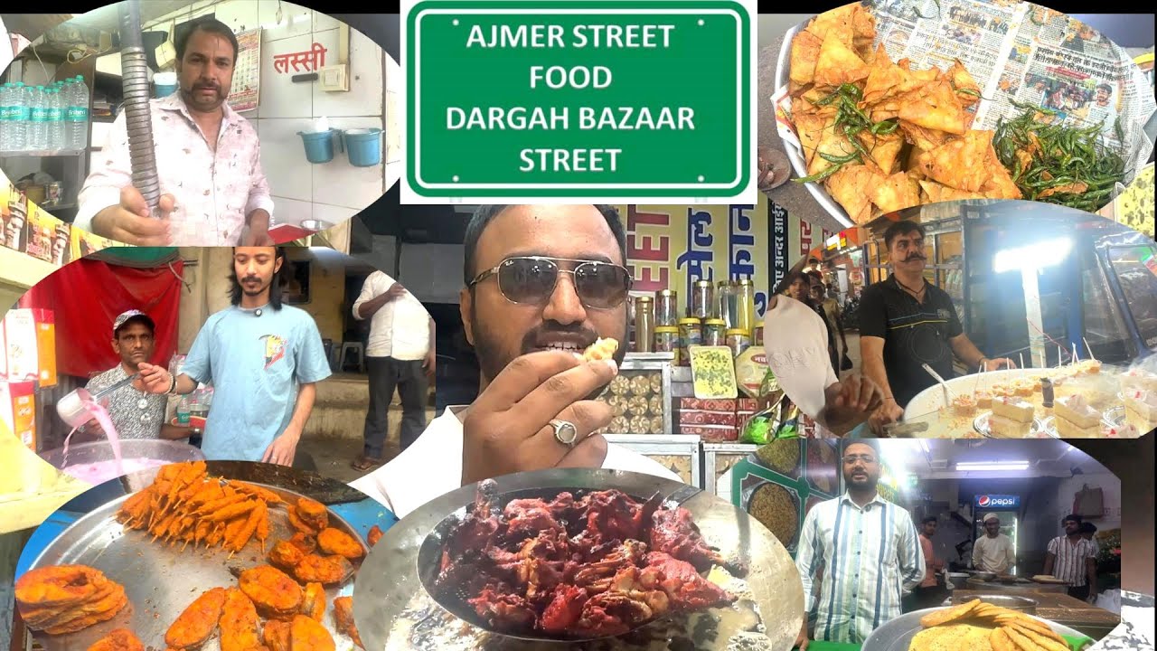 Ajmer Dargah Bazaar Street Food || Street Food of Ajmer Sharif 