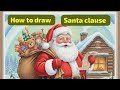 Easy drawing for kids#santaclaus#drawingvideo#paintvideo #fy#kidsviralvideo#foryouvideos #shortsfeed