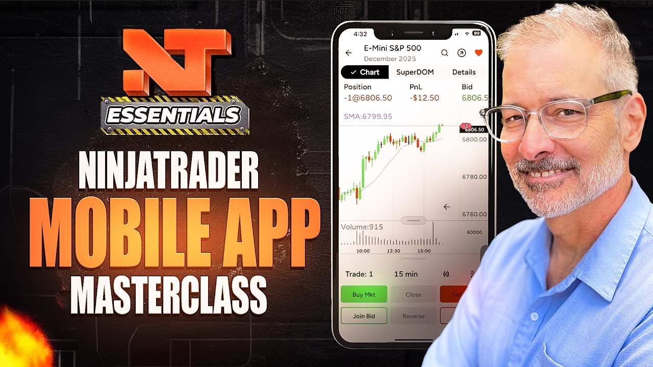 NinjaTrader Mobile App Tutorial (Beginner to Pro)
