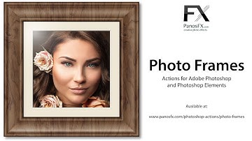 PHOTO FRAMES add-on for Adobe Photoshop & Photoshop Elements