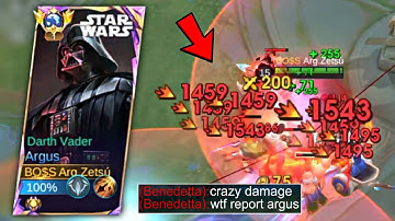 ARGUS FULL UNLIMITED CRITICAL PASSIVE DAMAGE BUILD 2025!!! (passive instant delete)