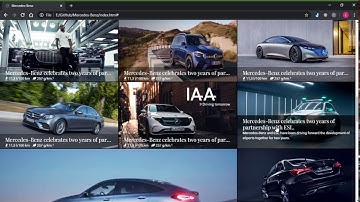 Mercedes Benz - HTML/CSS