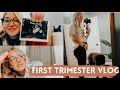 FIRST TRIMESTER VLOG | how i was feeling, bump updates, first ultrasound