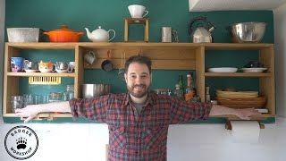 Making A Oak Kitchen Wall Unit