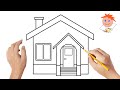 How to draw a house | Easy drawings