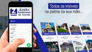 Lançamento oficial do Novo Site para Imobiliária Zauza Corretores de Imóveis de São Bento do Sul