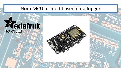 NodeMCU Data Logging to the cloud
