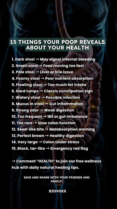 Most people never realize this⦠Your poop is one of the most powerful health trackers your body