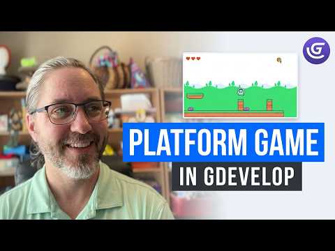 GDevelop 5: How to Create a Platformer Game | Introduction to GDevelop and the Project