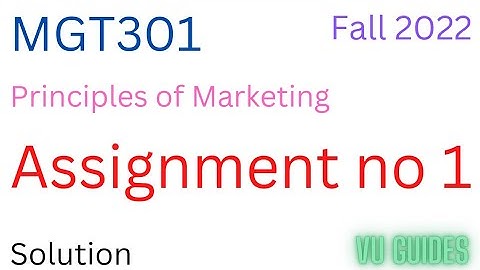 MGT301 Assignment Solution Fall2022 / MGT301 Assignment 1 Solution 2022/#mgt301 #assignment#fall2022