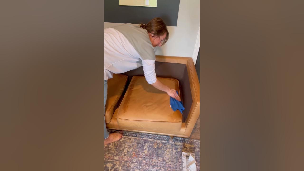 How to make leather furniture look new
