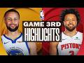 Golden State Warriors vs, Detroit Pistons Game 3rd Highlights - March 20 ,2026 | NBA Season.