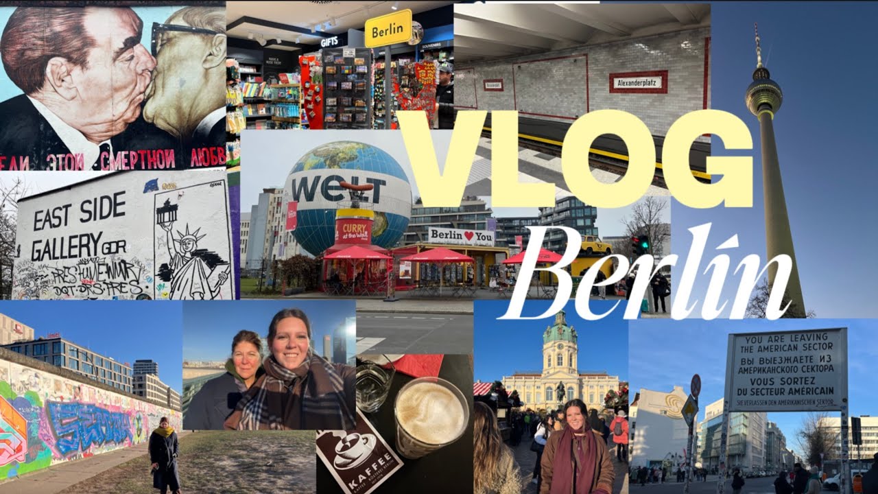 VLOG de Berlín 🍻🌭🇩🇪 vlogmas // Navidad, mercados locales y mucho turismo