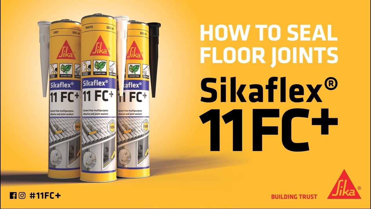 How to seal floor joints using Sikaflex 11 FC+ 