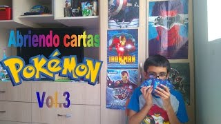 Abriendo cartas Pokèmon 3 reyes Vol 3 2017