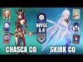 C0 Chasca &amp; C0R1 Skirk | Spiral Abyss 6.4 Floor 12 | Genshin Impact