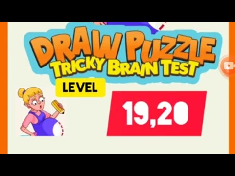 Tricky Test Drawing #Draw puzzle :Tricky Brain test gameplay #Level19 #Level20 - YouTube