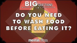 Do you need to wash food before eating it?   Big Questions  (Ep. 230)