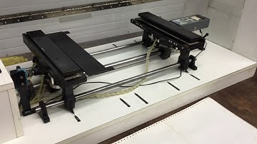 Demo of perforation tester, horizontal tensile test