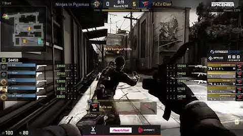 FaZe vs NiP - EPICENTER 2017 Europe Closed Qualifier - map1 Upper bracket final