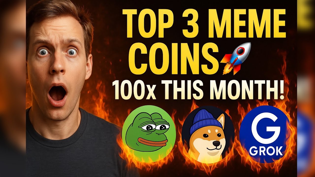 Top 3 Meme Coins to Buy in June 2025 (100x Potential) - YouTube