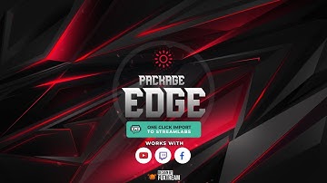 Edge - Animated Twitch Stream Overlay Full Package [Streamlabs]