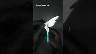 Paper cutting craft ✂️ Snowflake making ❄️ 126 #shorts #viralshort #snowflakes #diy #shortvideo #art
