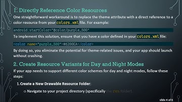 Troubleshooting Android Studio: Fixing App Crashes Caused by ?colorPrimary in XML Drawables