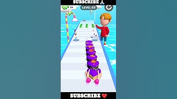 Bakery Stack Run 🧁💯 #shorts #trending