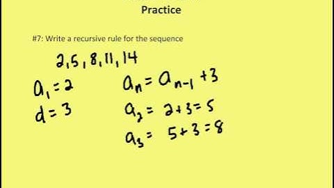 12.5 Recursive Rules (Practice)