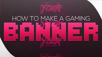 How To Make A Gaming YouTube Banner In Photoshop CC/CS6 2017 + FREE DOWNLOAD!!!!