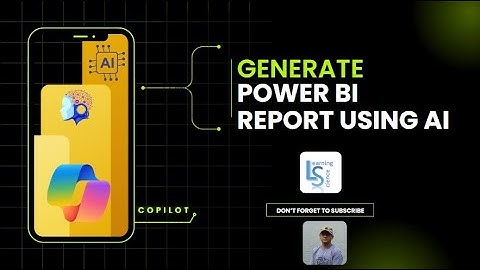Generate Power BI Report using AI (Copilot) | Generate Power BI Visuals from Copilot |