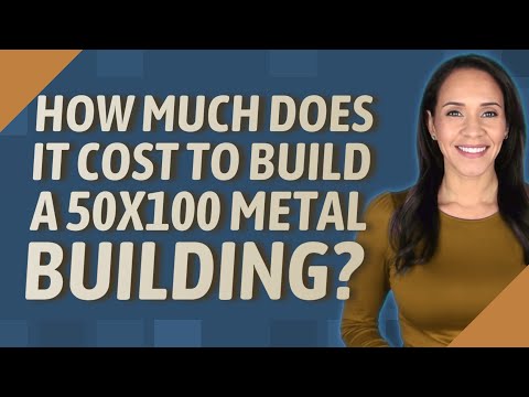 How much does it cost to build a 50x100 metal building?