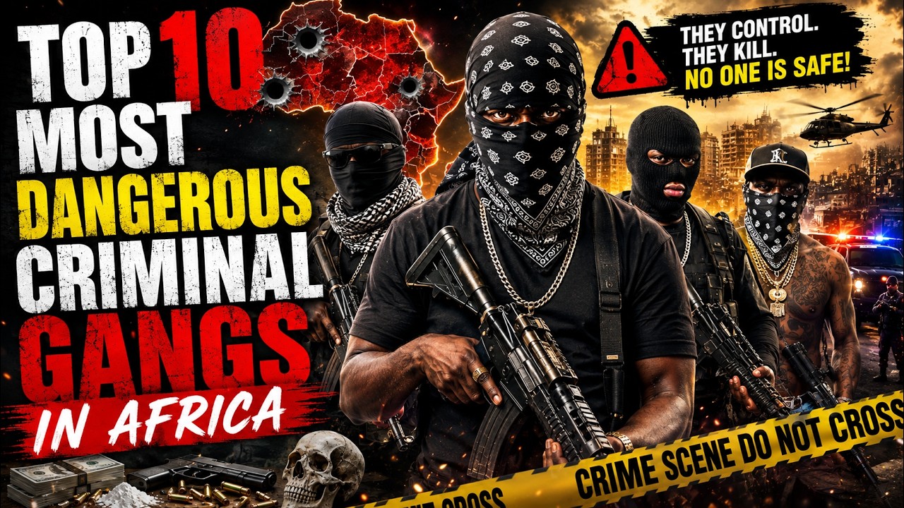 From Drug Cartels to Armed Syndicates: Africa's Top 10 Criminal Gangs