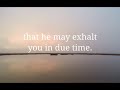 1 Peter chapter 5 verse 6