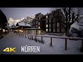 Mürren Switzerland New Year's Eve Walk 4K 50p