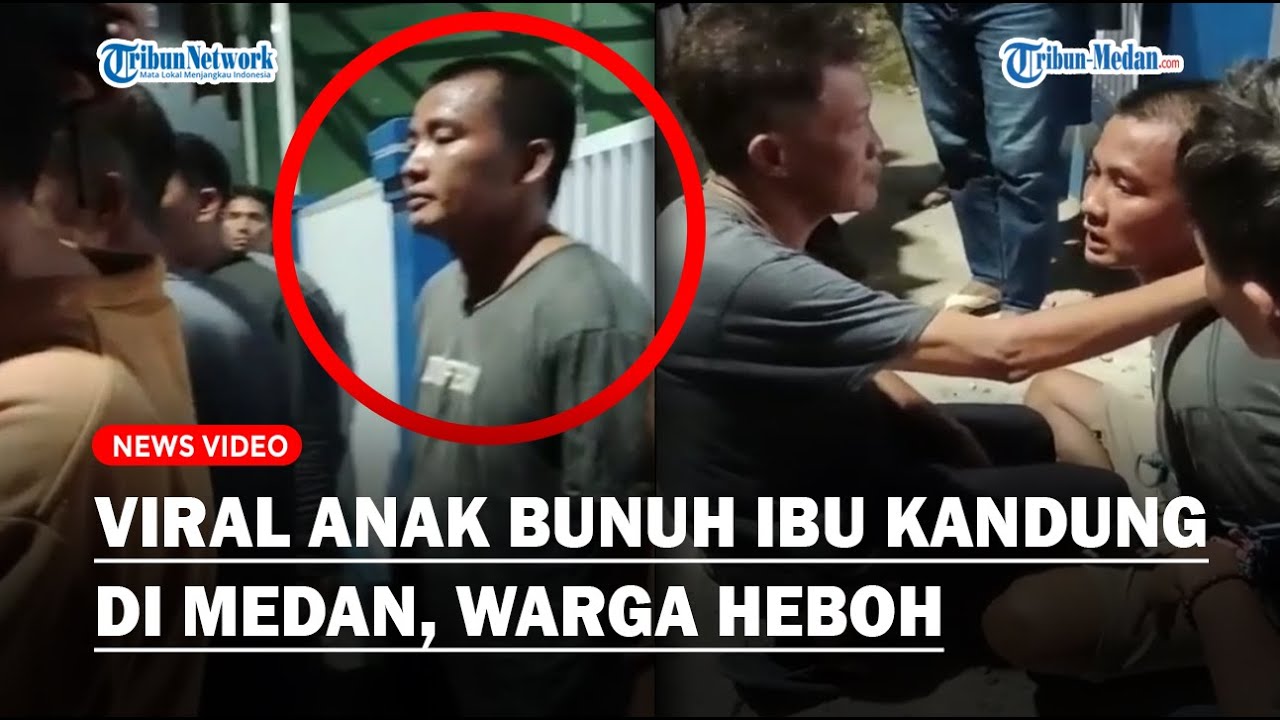 NGERI! Anak Bunuh Ibu Kandung di Medan, Jasad Korban Dikubur di belakang Rumah, Warga Heboh