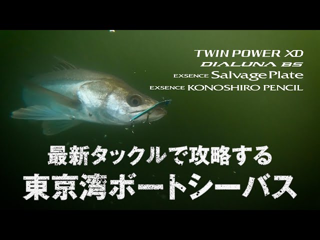 【鈴木斉＆家田成大】最新タックルで攻略するコノシロパターンの東京湾ボートシーバス！ディアルーナＢＳ/21ツインパワーＸＤ