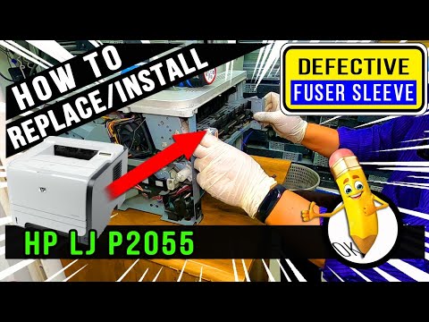 Fuser Sleeve | How to Replace | Hp Laserjet P2055