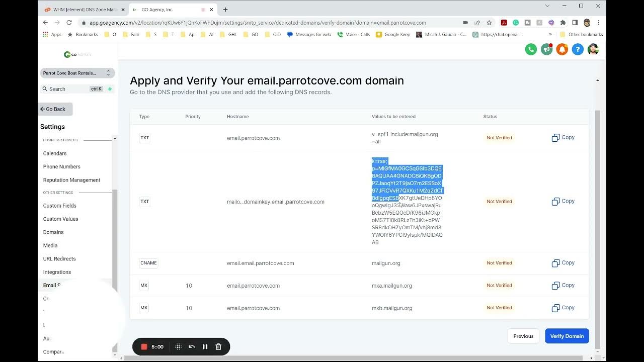 set-up-a-custom-domain-for-email-delivery-on-go-high-level-hostgator