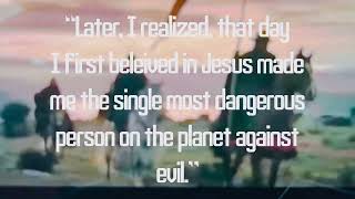 …most dangerous person on the planet against evil  #quotes #asmr #christian #jesus #inspirational