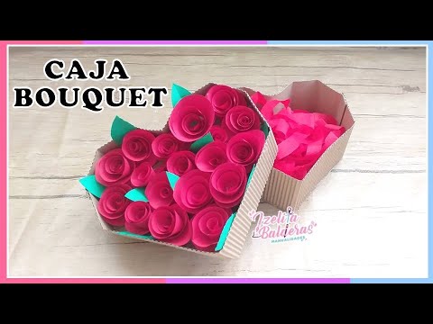 Ramo de flores de papel - Idea de REGALO para SAN VALENTÍN