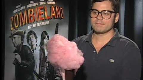 Woody Harrelson, Emma Stone, and Jesse Eisenberg with Matt Zaller for ZOMBIELAND!