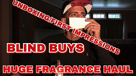 Huge Fragrance Haul | Unboxing Blind Buys/First Impressions