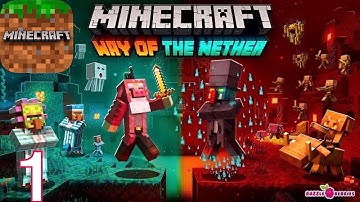 Minecraft PE - Gameplay Walkthrough Part 1 - Way of the Nether