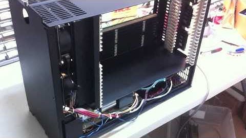 PDP-11/35 - First Power Up (without cards)