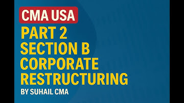 CMA USA P2 SECTION B / LTFM - CORPORATE RESTRUCTURING /BY SUHAIL CMA