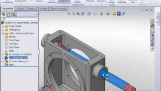 SOLIDWORKS Smart Mates - Basic Smart Mates with Cylindrical Faces - Part 1