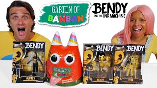 GARTEN OF BAN BAN PARTY BUNDLE HEAD & ALL NEW  BENDY AND THE INK MACHINE FIGURES ! || Konas2002